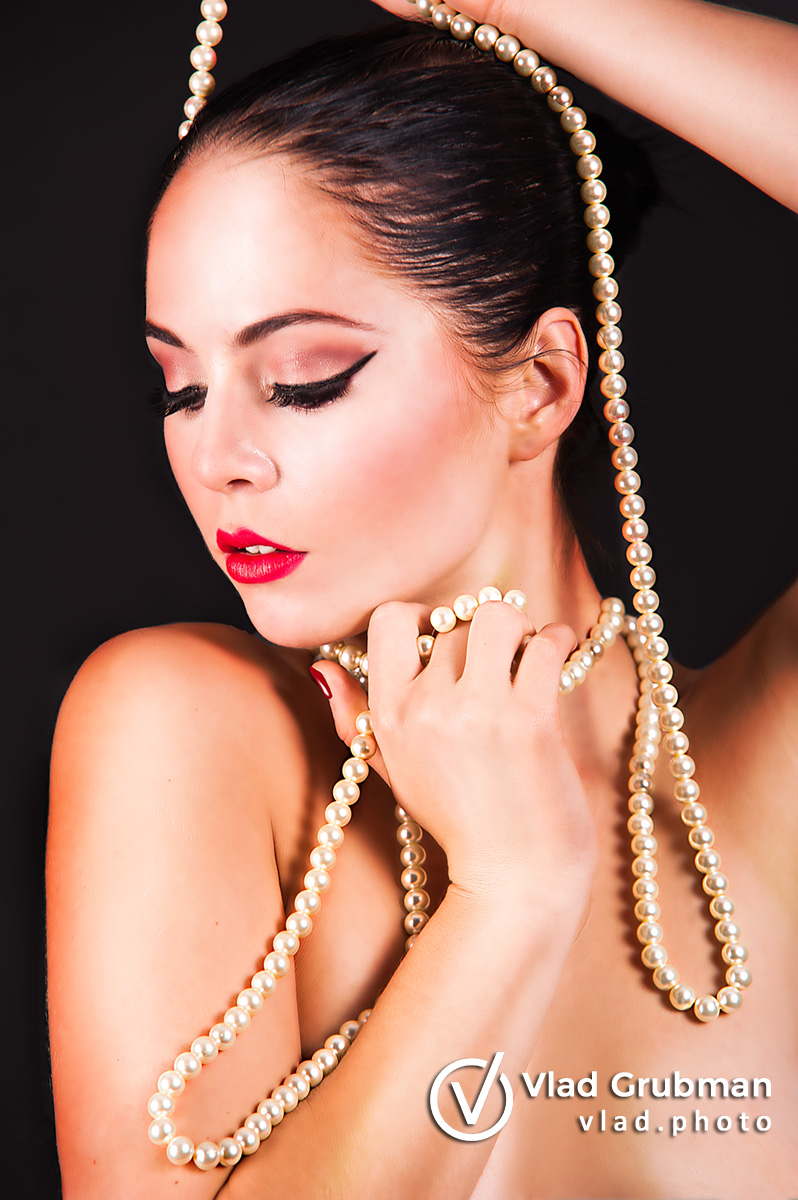 Beautiful female portrait by WannaGlow.com